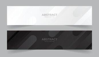 Abstract web banner design template vector