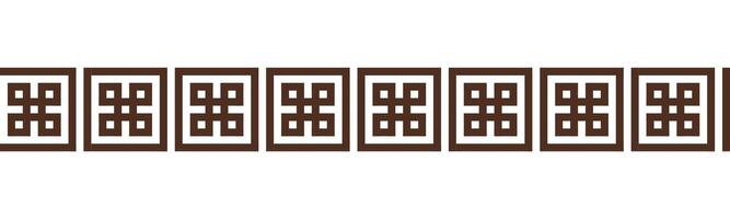 Greek key seamless border pattern collection. Decorative ancient meander, Greece ornament with repeated geometric motifs vector