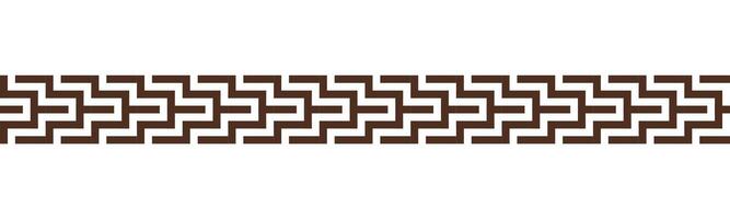 Greek key seamless border pattern collection. Decorative ancient meander, Greece ornament with repeated geometric motifs vector