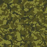 Abstract grunge camouflage, seamless pattern. Military camo texture with paint strokes and splashes elements. Wallpaper for textile and fabric. Fashion style by dry brush vector