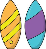 Cute Summer Beach Element Isolated on White Background. Illustration Design. vector