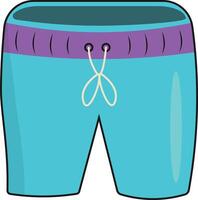 Cute Summer Beach Element Isolated on White Background. Illustration Design. vector