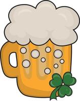 Happy Saint Patrick's Day Element with Cartoon Design. Illustration Elements. vector
