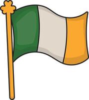 Happy Saint Patrick's Day Element with Cartoon Design. Illustration Elements. vector