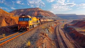 Machinery and infrastructure are visible, showcasing the industrial activity and scale of the coal mining operation. photo