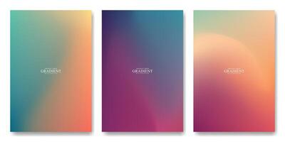 Collection abstract blurred gradient mesh tools. Colorful color blend liquid background. Modern design template for card, banner, poster, social media, promotion background vector