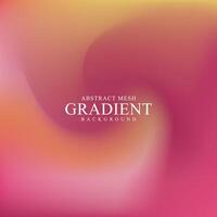 Abstract blurred gradient mesh. Bright yellow and red color blend liquid background. Modern design template for card, banner, poster, social media, promotion background vector