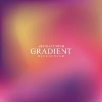 Abstract blurred gradient mesh. Colorful color blend liquid background. Modern design template for card, banner, poster, social media, promotion background vector