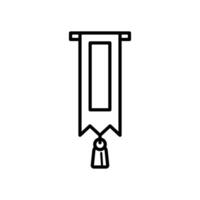 isolate chinese tag flat icon vector