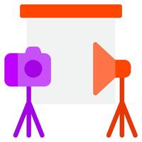 Studio icon for web, app, infographic, etc vector