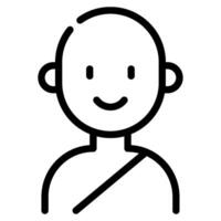 Monk icon for web, app, infographic, etc vector
