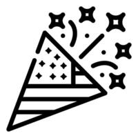 Confetti icon for web, app, infographic, etc vector