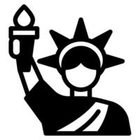 Statue icon for web, app, infographic, etc vector