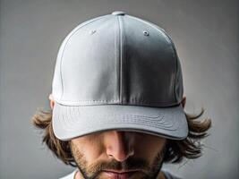 Stunning and Realistic Beautiful Cap Mockup for Professional Branding photo