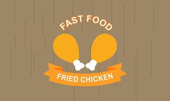 fast foods on wooden background vector