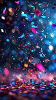 digital background, falling pieces. photo