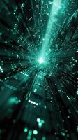 digital futuristic neon background. photo