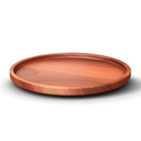 wooden serving tray isolated on transparent background png
