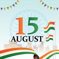 a colorful banner for the Indian republic day and independence day vector