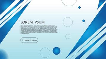 Blue fusion abstract background design vector