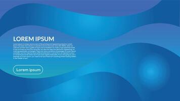 Blue fusion abstract background design vector