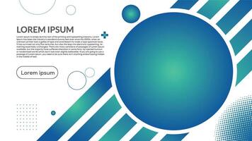 Blue fusion abstract background design vector