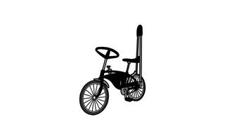 bicycle silhouette image vector