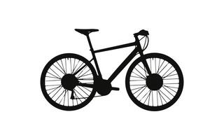 bicycle silhouette image vector