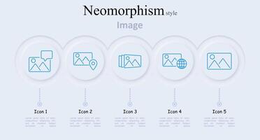 Image set icon. Picture with speech bubble, location pin, picture stack, globe, single picture. Image, photography, photo gallery, multimedia, digital content, visualization vector