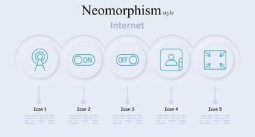 Internet set icon. Antenna, on button, off button, user profile, fullscreen, online, connectivity, user interface, web vector