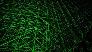 Circle Movement on Green Blurred Grate Background VJ Loop in 4K video