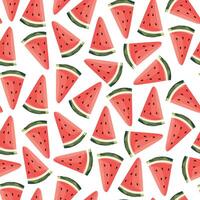 pattern with watermelons. Bright and summery texture. vector
