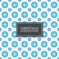 snowflakes seamless festive pattern - geometric design. Repeatable white christmas background. Trendy endless new year print vector