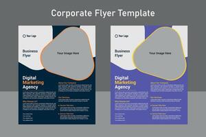 Corporate Flyer Template vector