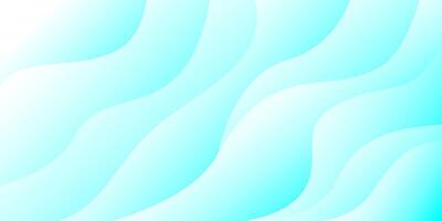 Abstract light background design with wavy lines with gradient Turquoise horizontal template for business official formal invitation prestige certificate announcement presentation 3d vector