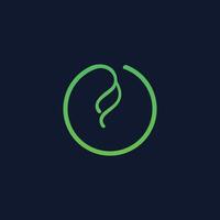 logo line abstract circle shape vector