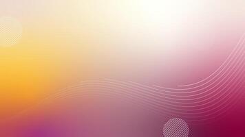 Modern Shape and Line Wave Animation with Circle on Gradient Background video