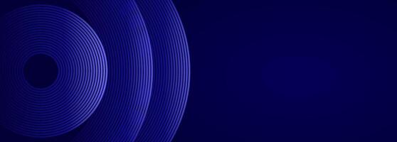 abstract dark blue background with glowing lines vector