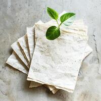 Plantable Seed Paper. photo