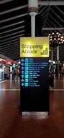 View of passengers activity and interior at terminal 1A Soekarno-Hatta International airport Jakarta, Indonesia - June 11 2024 photo