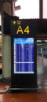 View of passengers activity and interior at terminal 1A Soekarno-Hatta International airport Jakarta, Indonesia - June 11 2024 photo