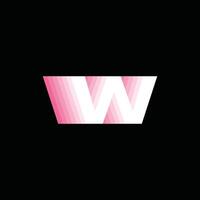 Letter W Modern Business Technology Icon Creative Design Logo vector
