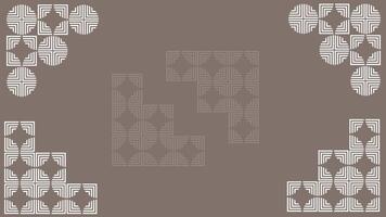 Geometric Elegance an abstract in Symmetry and Pattern vector