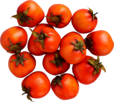 Group of persimmons Fruit isolated illustration on a transparent background png