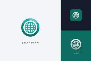 Global Networking Marketing Trading Logo vector