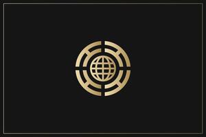 Global Networking Marketing Trading Logo vector