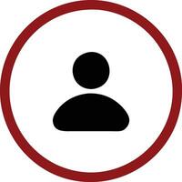 User Profile Icon High Quality vector