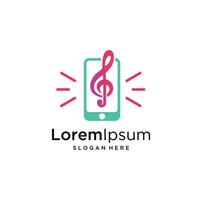 Mobile Music icon. filled flat sign for mobile concept and web design. vector