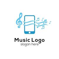 Mobile Music icon. filled flat sign for mobile concept and web design. vector