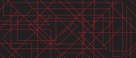 Abstract Red Geometric Lines Background Colorful Stripes Line Pattern Template For Banner, Poster, Wallpaper, Backdrop, Presentation vector